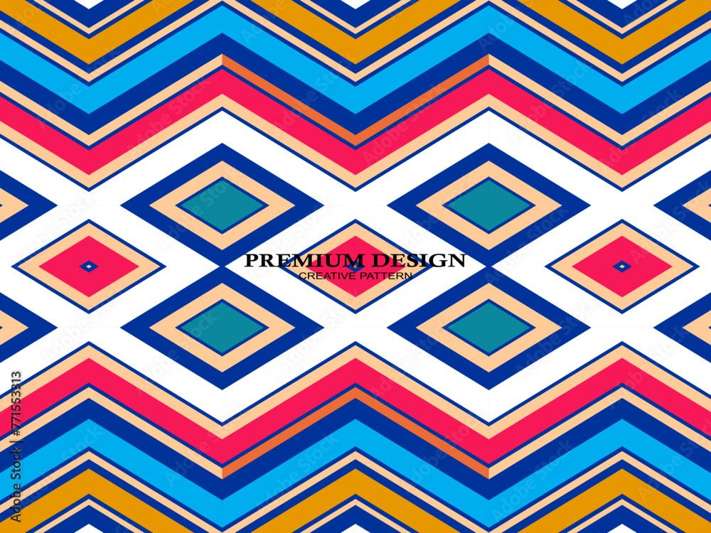 Premium Background with Abstract Colorful Lines pattern. Geometric Digital Art. Retro colorful striped wallpaper. Premium Background with Abstract Colorful Lines pattern. Geometric Digital Art. Retro colorful striped wallpaper.