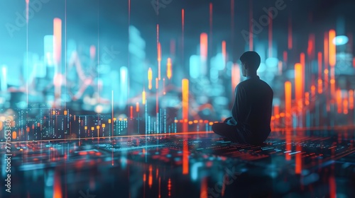 An abstract representation of the concept of success in business