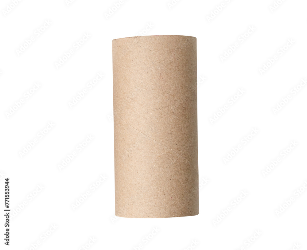 Front view of tissue paper core isolated with clipping path in png file format Front view of tissue paper core isolated with clipping path in png file format