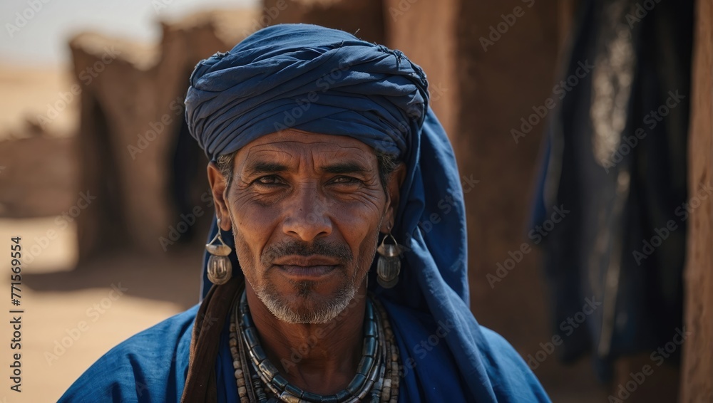 middle aged man in a turban