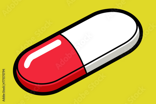 Vitamin Pill Vector design 