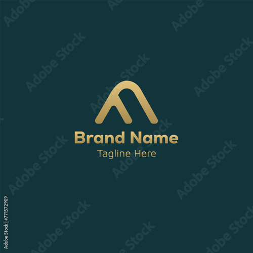 Initial based creative AF FA logo