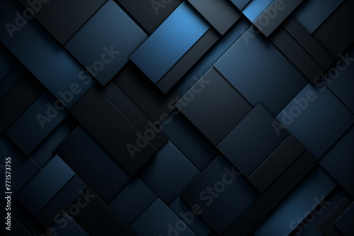 Moder 3d blue background. Abstract dark blue gradient design. Minimal creative background. Landing page blurred cover. Colorful graphic. Vector illustration wallpaper 