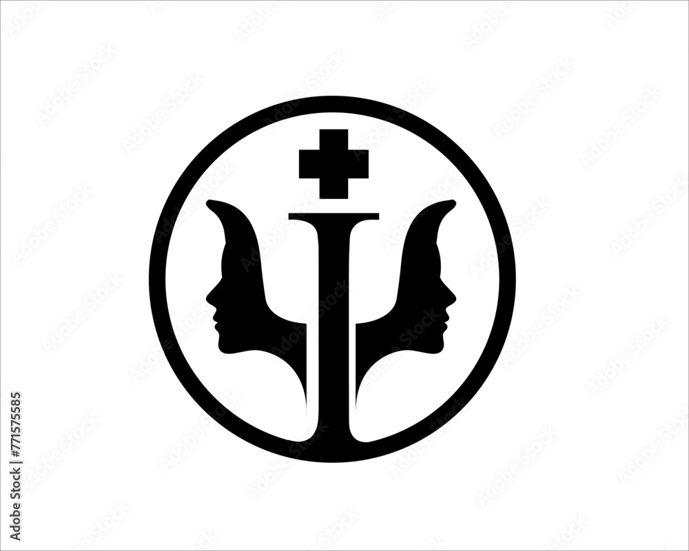 psychology and health medical service logo for consult psychology and health medical service logo for consult
