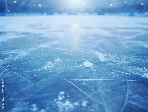 ice rink background sport arena empty field