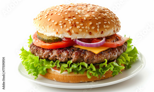 Mouthwatering Delight: Enjoy a Tempting Tasty Burger!