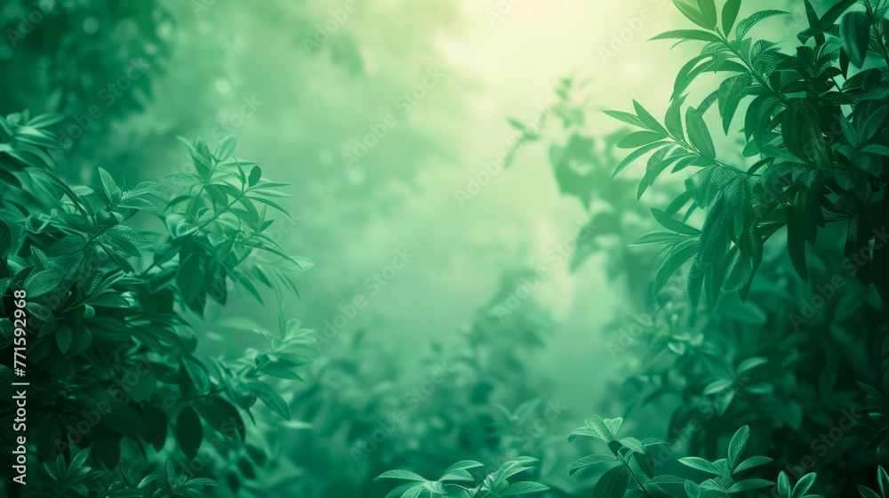 A tranquil emerald-green abstract background, resembling the lush foliage of a serene forest A tranquil emerald-green abstract background, resembling the lush foliage of a serene forest