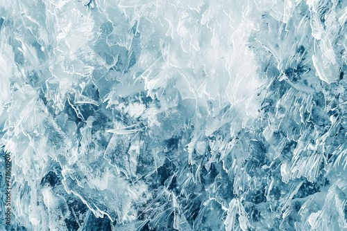 Abstract frozen ice texture background, cold winter backdrop, high-resolution digital photo