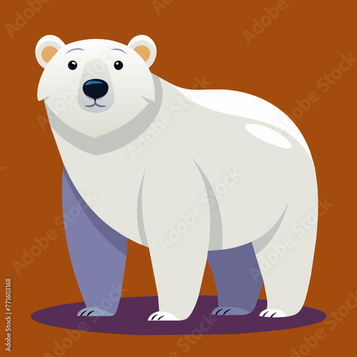 polar bear cartoon illustration © Gleb