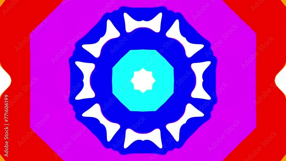 4k kaleidoscope neon tunnel vj loop background 4k kaleidoscope neon tunnel vj loop background