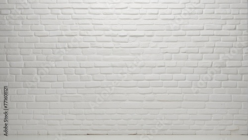 Modern Minimalism White Brick Wall Background