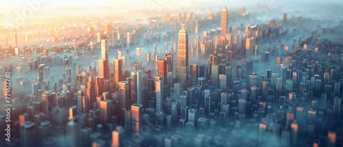 Generative cities evolving by applying urban accretion growth patterns, Ray Tracing