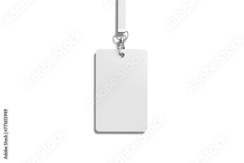 Flat Lay of ID Card Badge