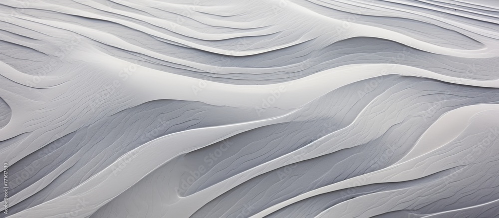 An artistic closeup of a freezing grey sand dune with liquid waves in electric blue, creating a mesmerizing pattern on the slope. Reminiscent of a Jersey shore artwork on linens An artistic closeup of a freezing grey sand dune with liquid waves in electric blue, creating a mesmerizing pattern on the slope. Reminiscent of a Jersey shore artwork on linens