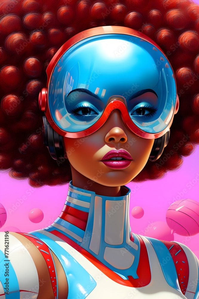 Afrofuturistic 3D Pop Art: A Vibrant of Culture and Innovation Afrofuturistic 3D Pop Art: A Vibrant of Culture and Innovation