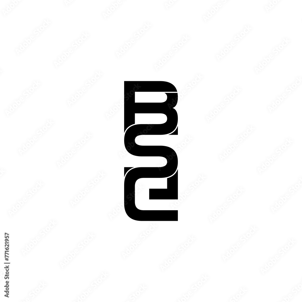 bse typography letter monogram logo design bse typography letter monogram logo design
