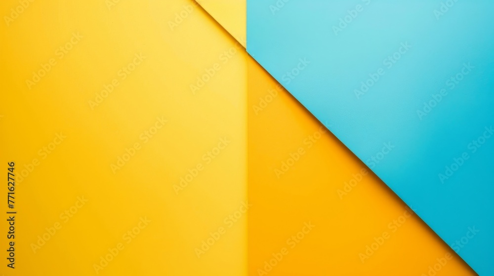 Close Up of Yellow and Blue Background Close Up of Yellow and Blue Background