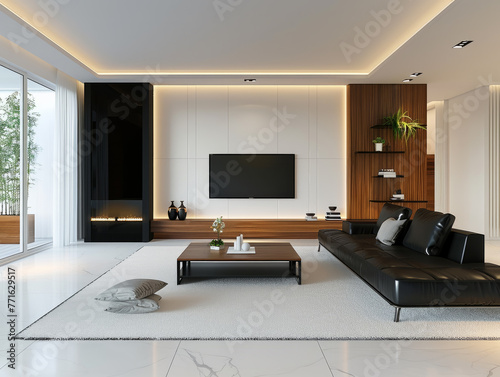 Sleek Simplicity: Modernize Your Living Room with Clean Lines and Contemporary Charm photo