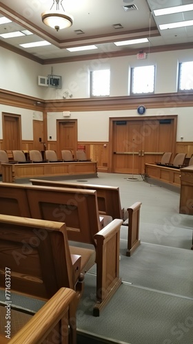 Courtroom sentencing, consequences of drug crimes, life altered