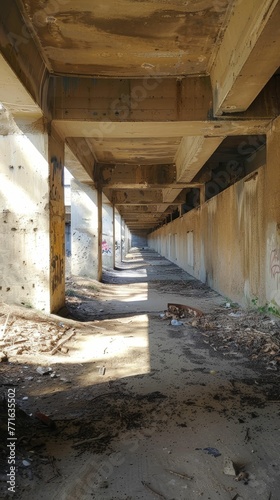 Underpass dwelling, shadow homes, life in the margins