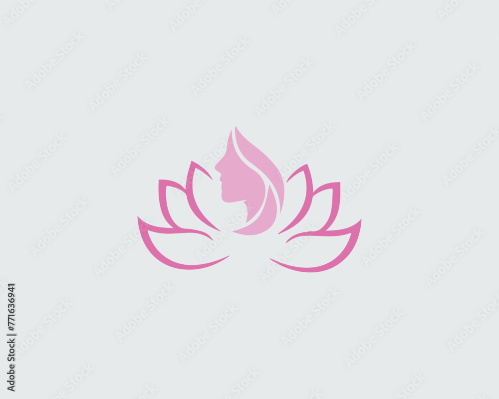 Fototapeta premium Beauty Care Logo Design