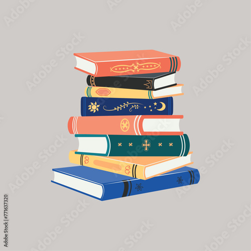 stack of books