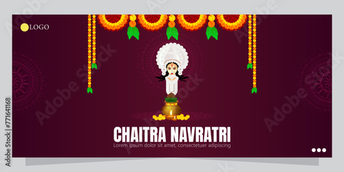 Chaitra Navratri is a Hindu festival celebrated for nine days in the Hindu lunar month of Chaitra (March-April).