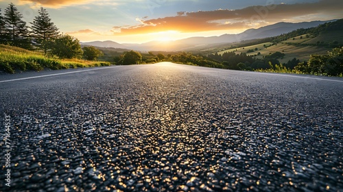Road photography, ideal for wallpaper or presentation design #771644533