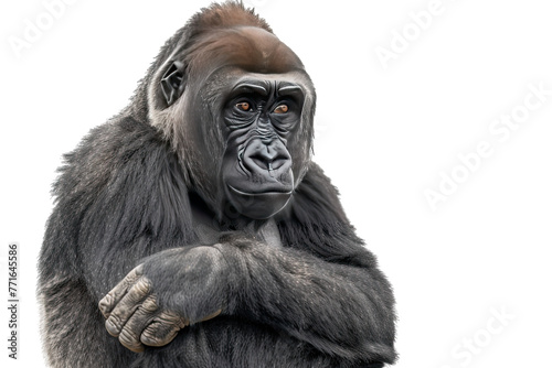 Cute Gorilla Isolated On transparent Background © Barra Fire