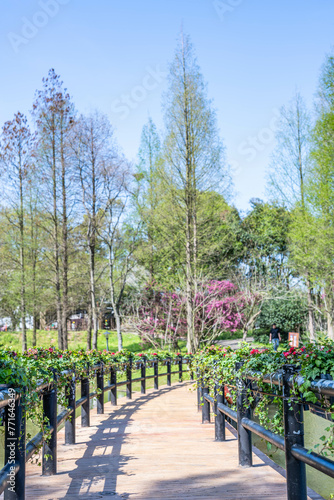 Spring scenery of Changsha Garden Ecological Park