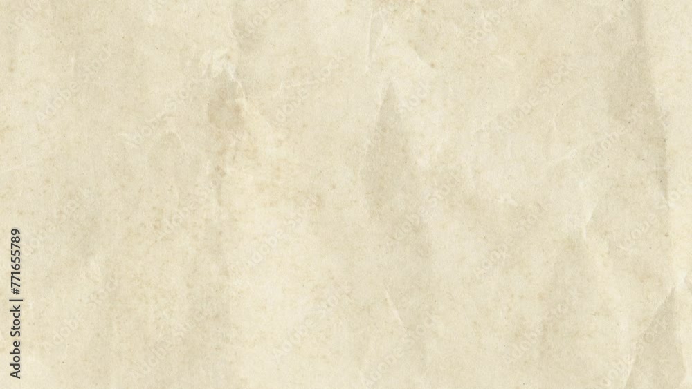 old paper texture animated background. Crumpled Paper. Stop motion paper texture