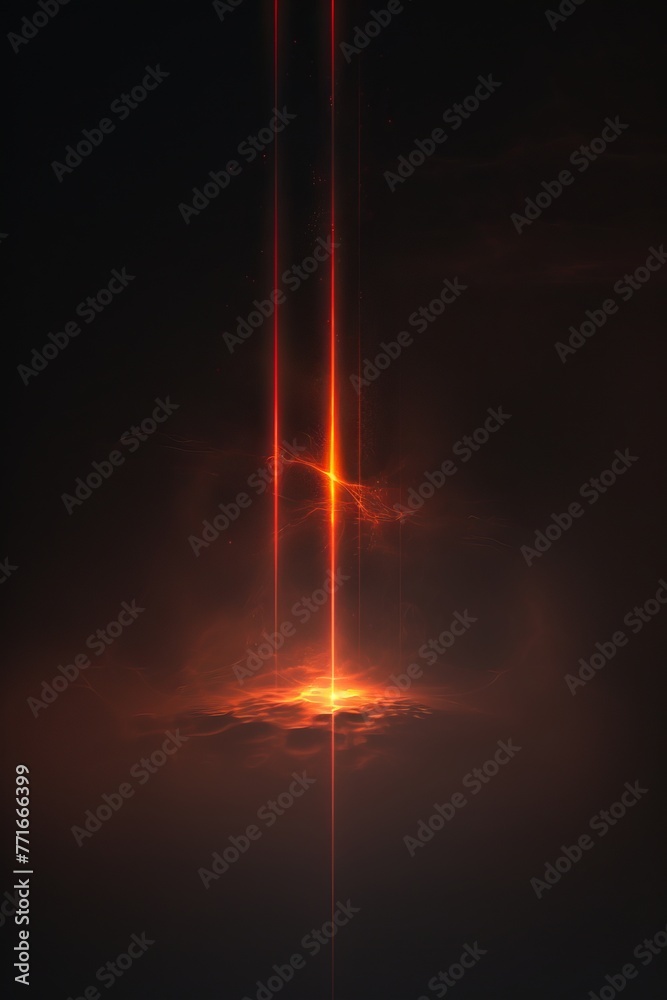 a black wallpaper with a slight red/orange glow and mist ,
