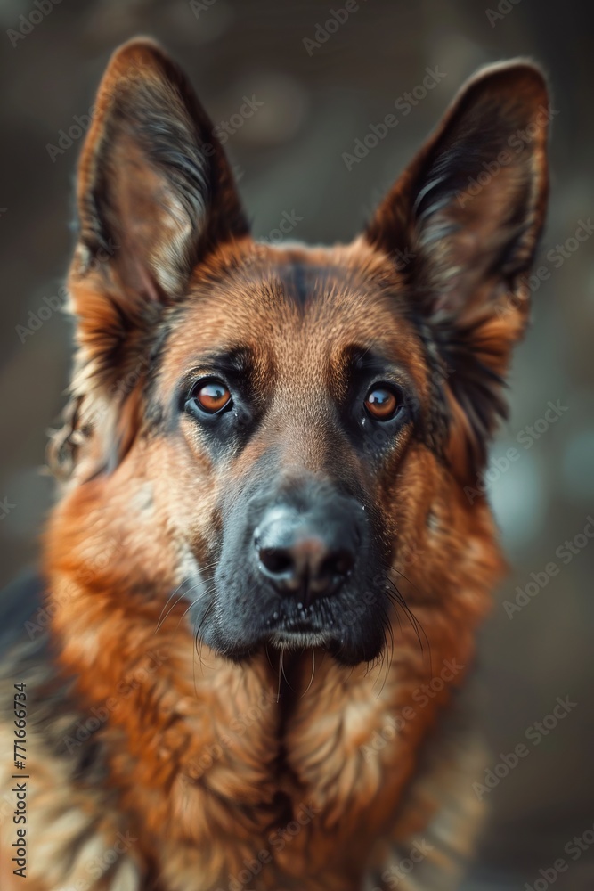 A DOG facing the camera, far view, realistic A DOG facing the camera, far view, realistic