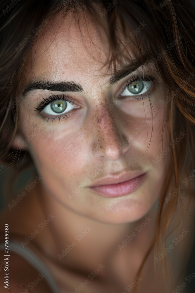 Portrait of a beautiful Italian woman in her 30s, Portrait of a beautiful Italian woman in her 30s,