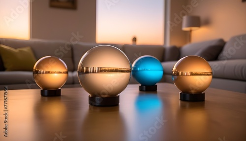 golden ball on a table