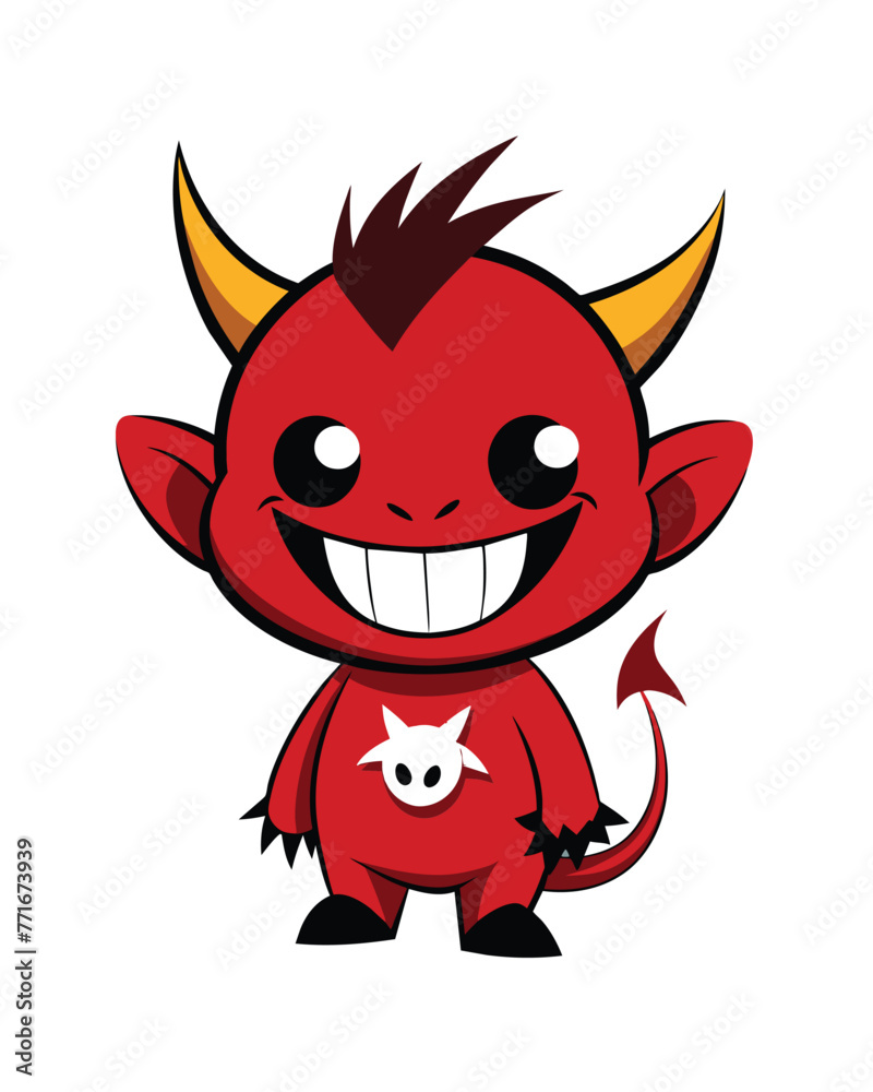 Obraz premium baby devil graffiti #223