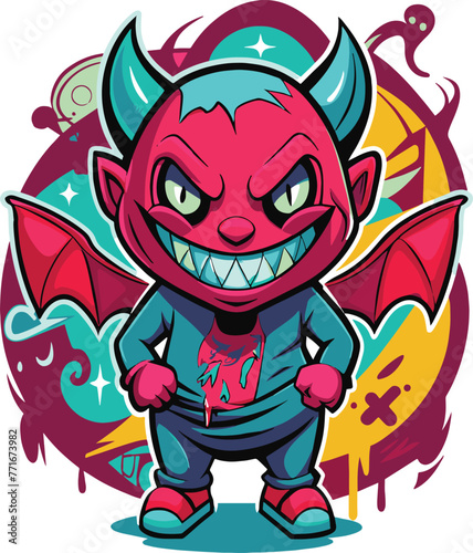 baby devil graffiti #217