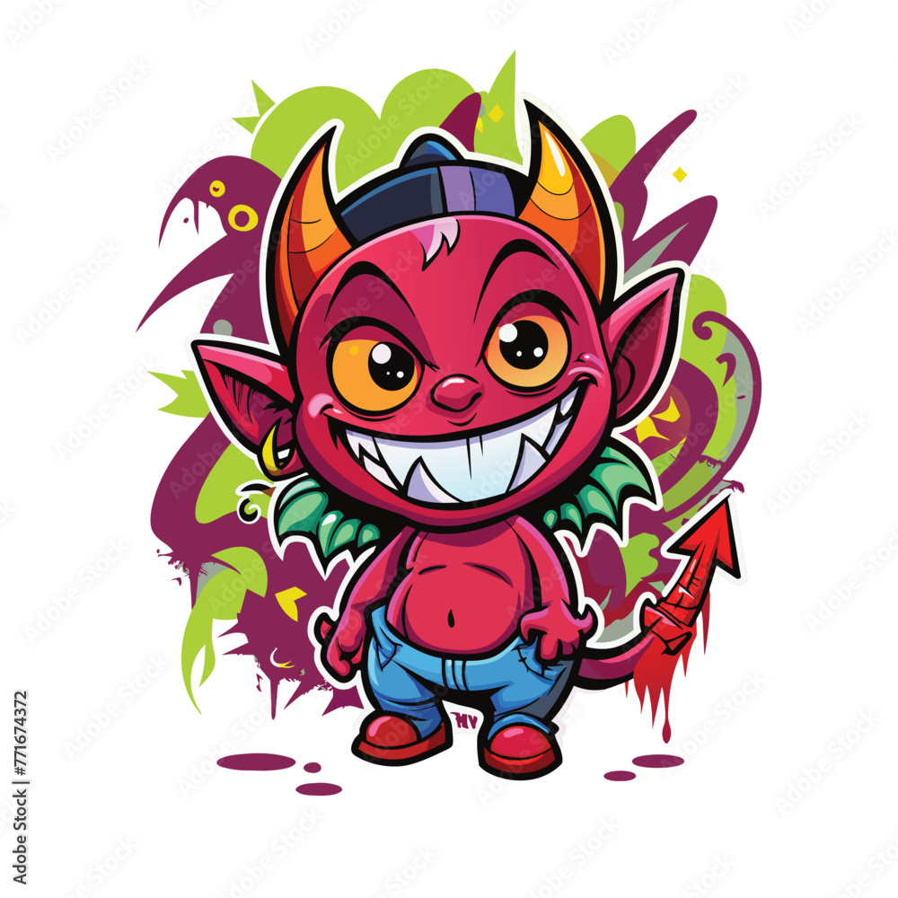 baby devil graffiti #152