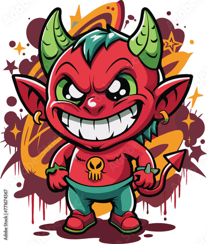 baby devil graffiti #153