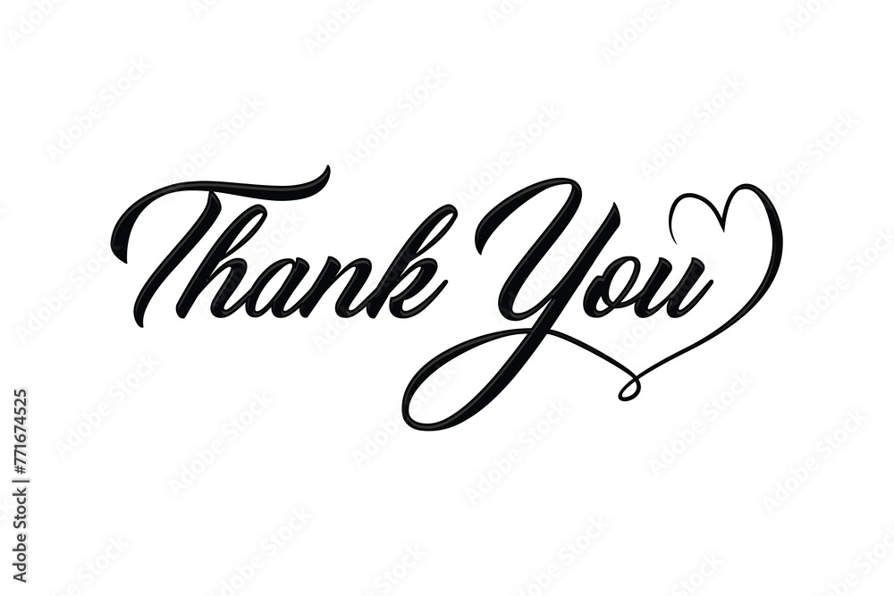 Vector Thank You! template design