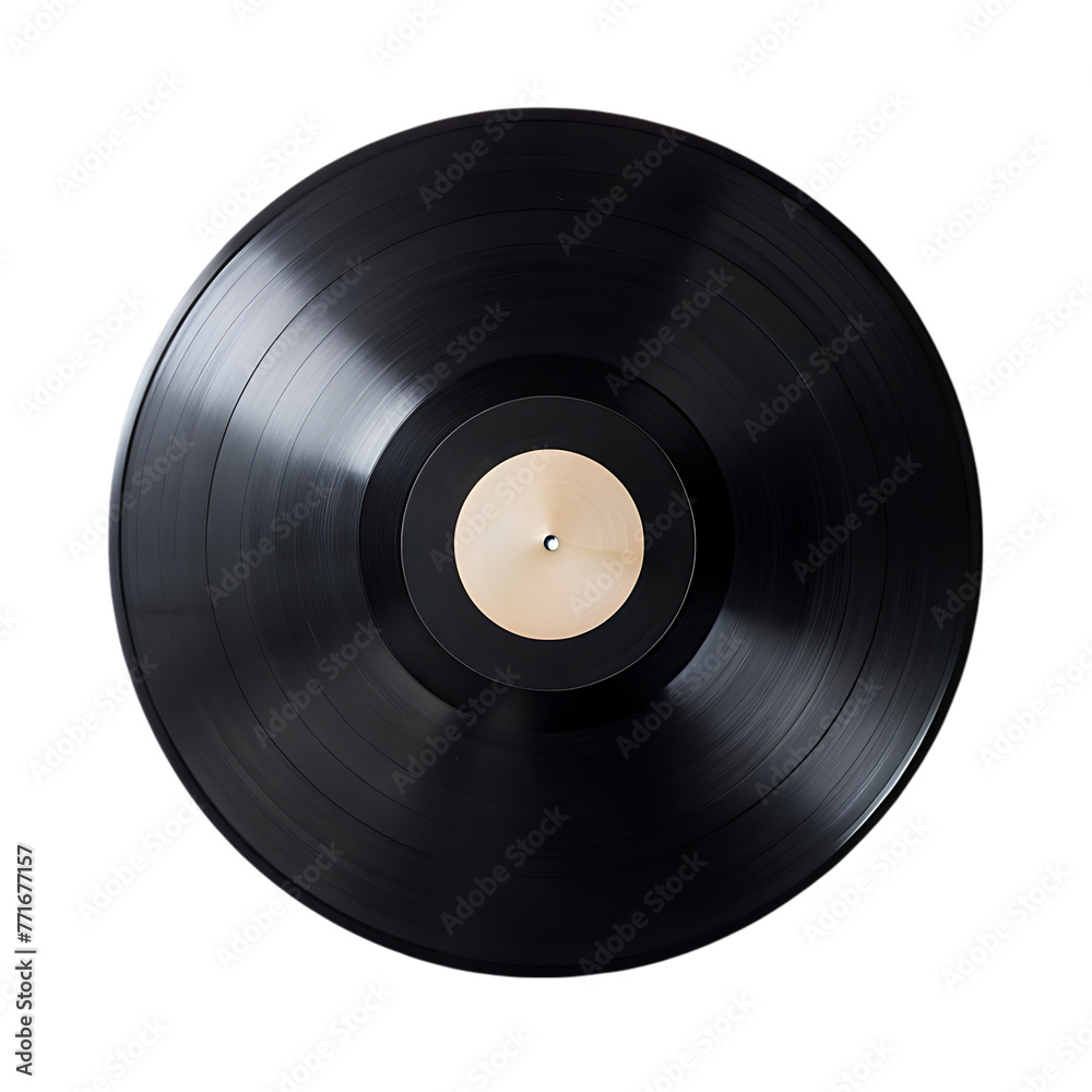 Obraz premium view vinyl record assortment