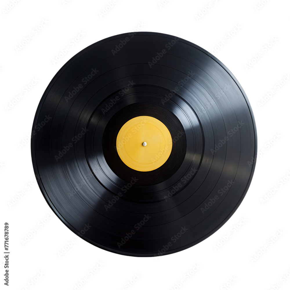 Obraz premium view vinyl record assortment