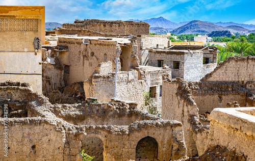 Old architecture of Bahla in Ad Dakhiliyah Governorate, Oman photo