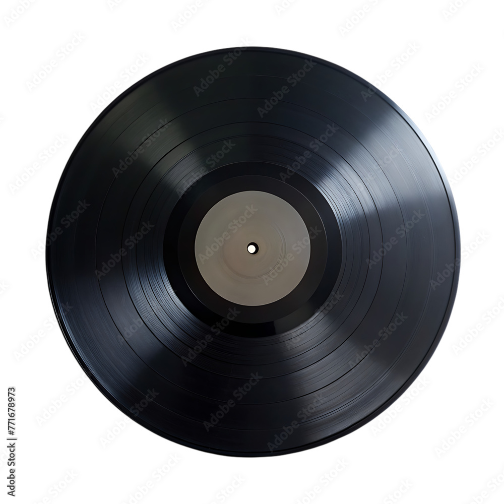 Obraz premium view vinyl record assortment