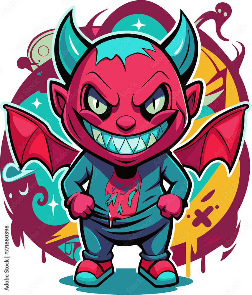 baby devil graffiti #259
