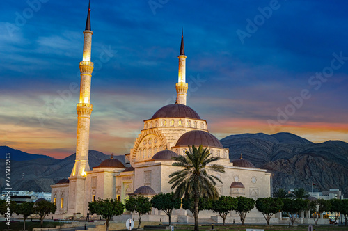 Said Bin Taimur Mosque in Muscat, Oman © monticellllo