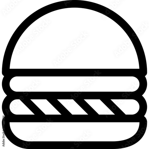 About food outline icons pack