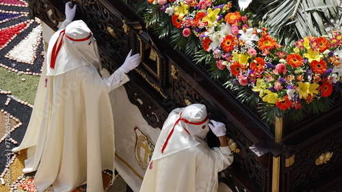 Holy week procession in Spain.