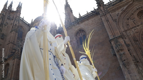 Holy week procession in Spain.