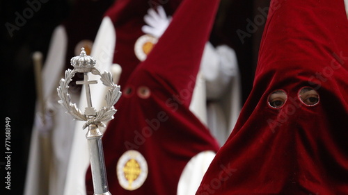 Holy week procession in Spain.
